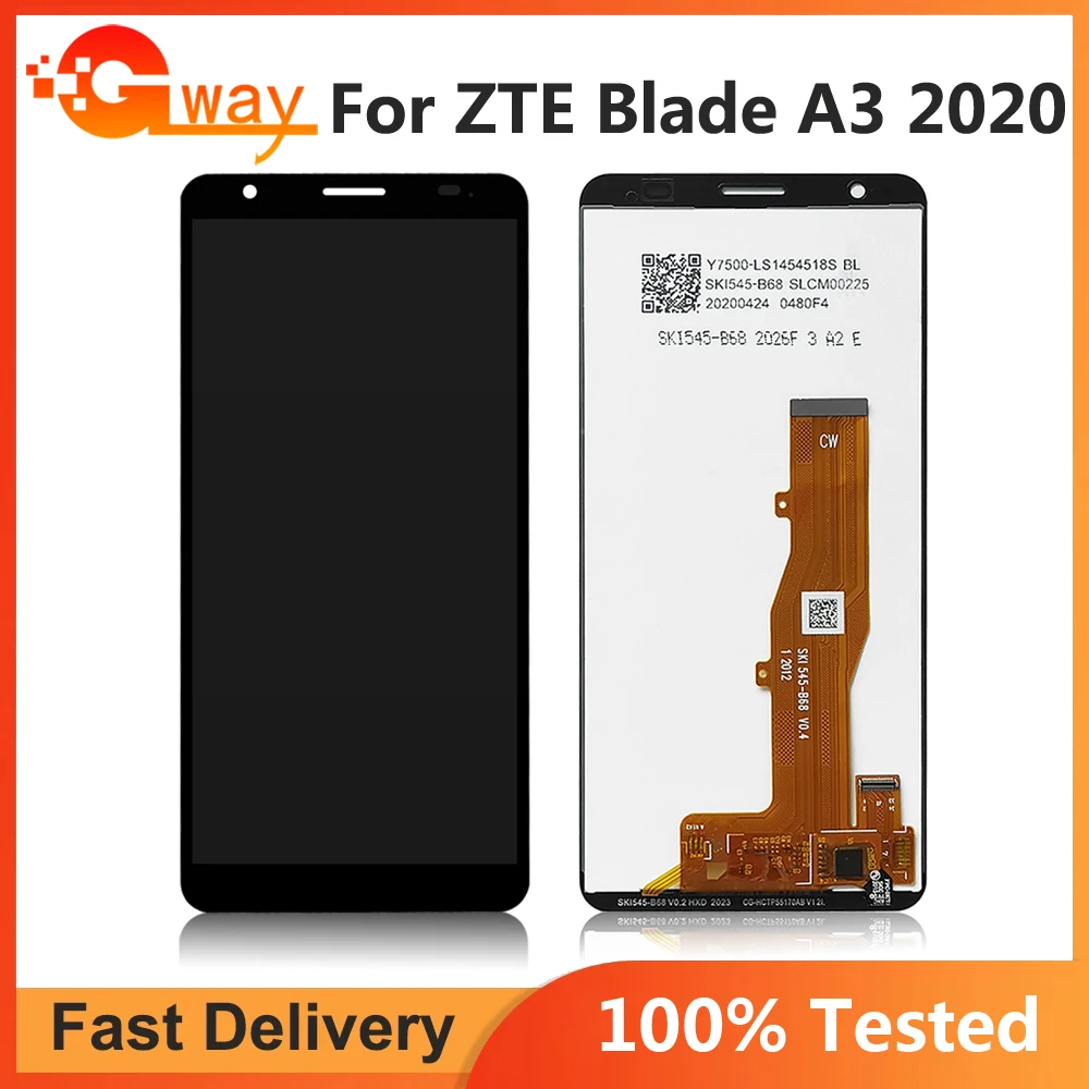 NEW Tested Pantalla For ZTE Blade A3 2020 LCD Screen Display Touch Panel Digitizer Complete LCD ZTE A3 2020 Display LCD Sensor
NEW Tested Pantalla For ZTE Blade A3 2020 LCD Screen Display Touch Panel Digitizer Complete LCD ZTE A3 2020 Display LCD Sensor