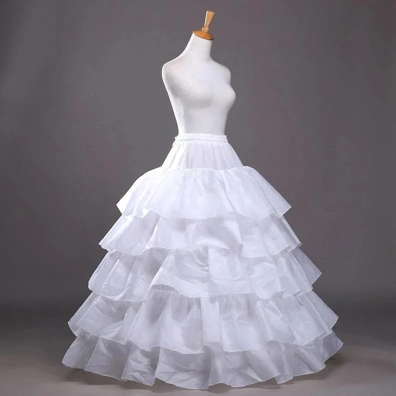 4 Hoops 5 Layers Ball Gown Petticoats Black Crinoline Big Ruffle Wedding Accessories Tulle Underskirts
4 Hoops 5 Layers Ball Gown Petticoats Black Crinoline Big Ruffle Wedding Accessories Tulle Underskirts