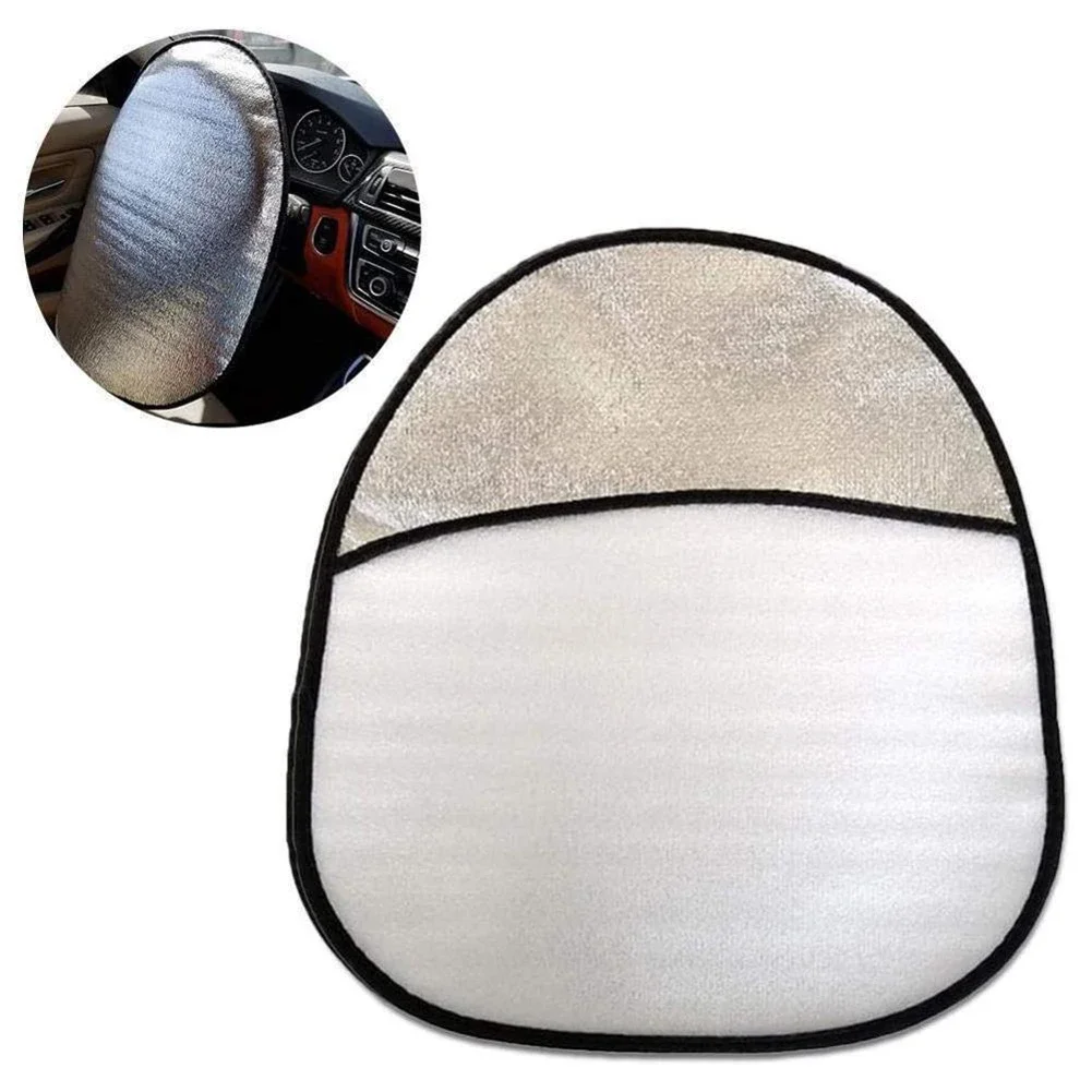 Universal Car Steering Wheel Sunshade Cover Foldable Shield Car Steering Wheel Reflective Interior Accessories Steering Covers
Universal Car Steering Wheel Sunshade Cover Foldable Shield Car Steering Wheel Reflective Interior Accessories Steering Covers