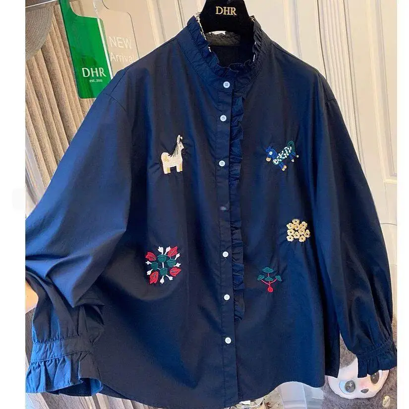 Summer Large Size 300 Pounds 2026 New Pure Color Embroidery Lace Long Sleeve Men's Shirt High-End Feeling Casual Style
Summer Large Size 300 Pounds 2026 New Pure Color Embroidery Lace Long Sleeve Men's Shirt High-End Feeling Casual Style