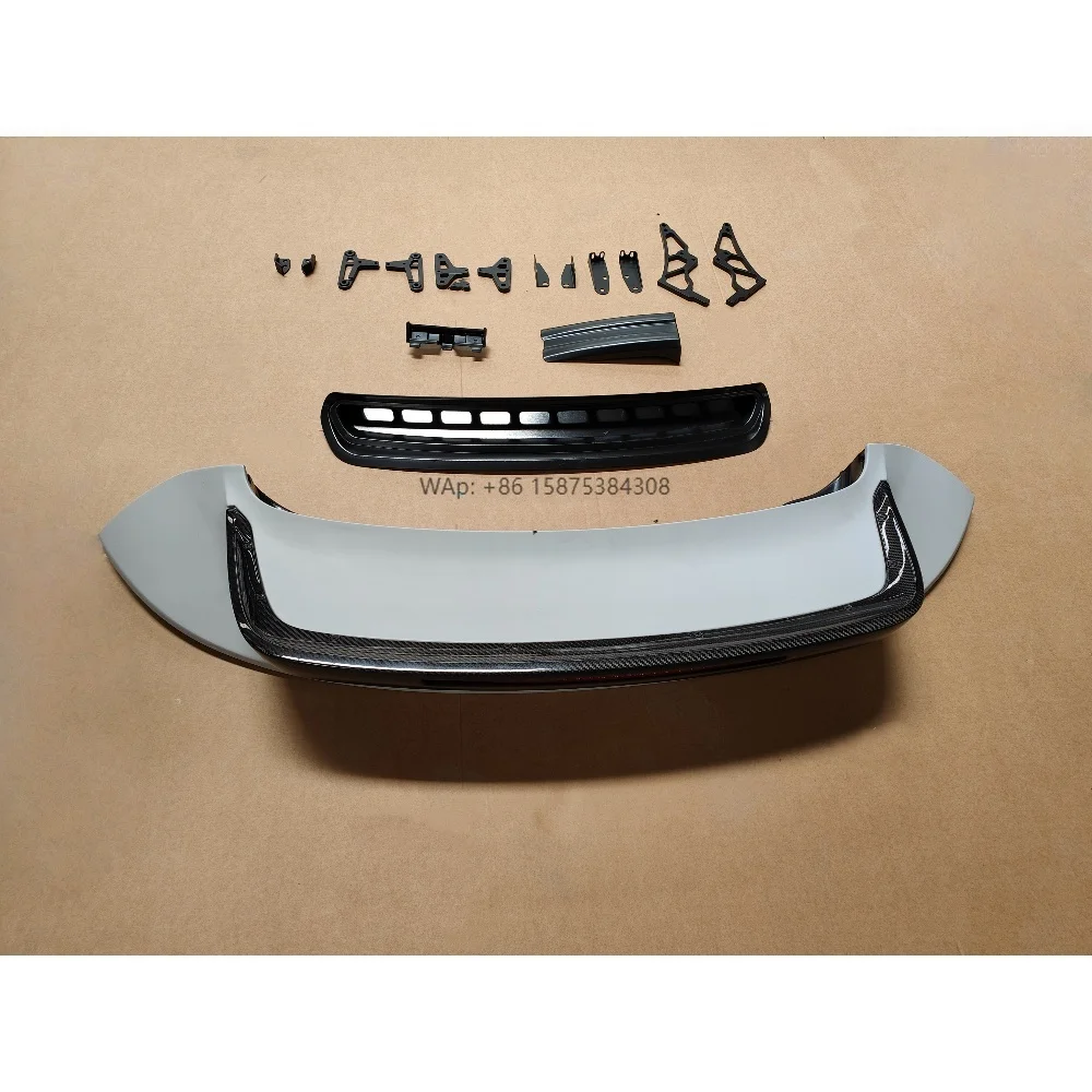 Dry Carbon Fiber T-Style Rear Wing Spoiler for 992.1 Carrera 911 (2020-) Retrofit/Upgrade Kit
Dry Carbon Fiber T-Style Rear Wing Spoiler for 992.1 Carrera 911 (2020-) Retrofit/Upgrade Kit