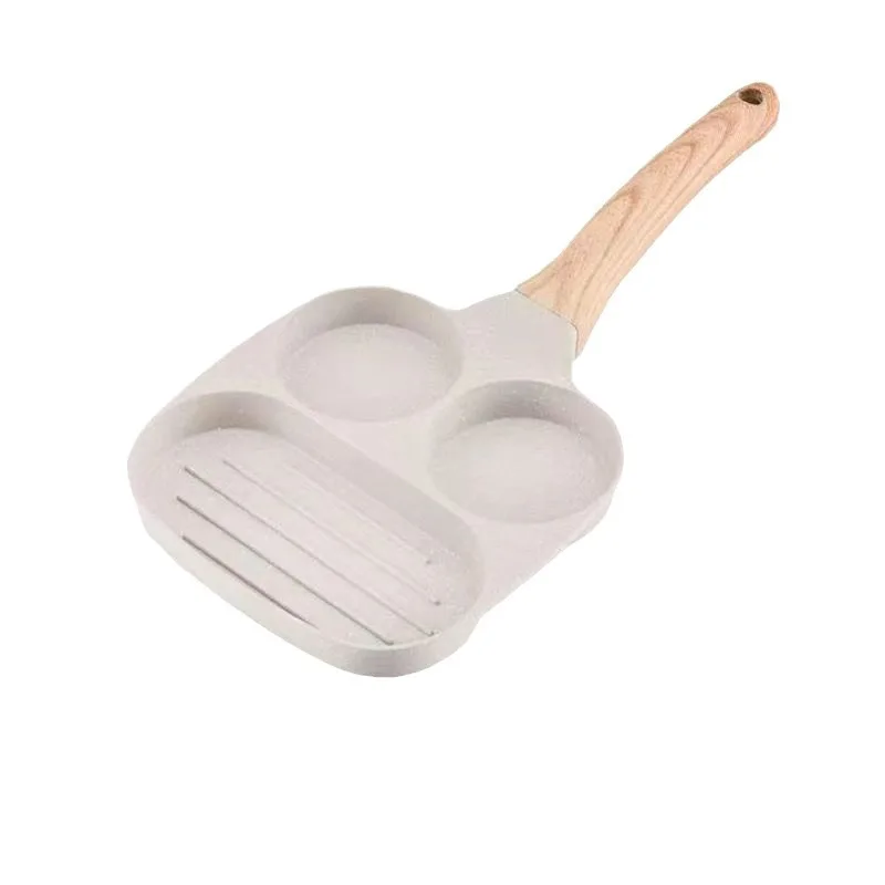 Four-Hole Egg Pan Household Egg Mold Small Pancake Non-Stick Pan
Four-Hole Egg Pan Household Egg Mold Small Pancake Non-Stick Pan
