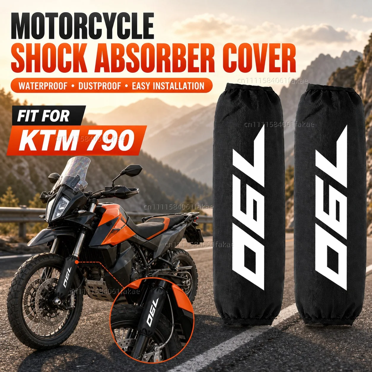For KTM 890 1090 1190 ADVENTURE / R 790 ADVENTURE / S / R Duke 790 890 Motorcycle Rear Shock Absorber Protector Cover 270mm
For KTM 890 1090 1190 ADVENTURE / R 790 ADVENTURE / S / R Duke 790 890 Motorcycle Rear Shock Absorber Protector Cover 270mm