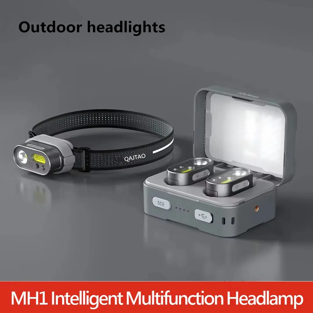 Многофункциональный комплект налобных фонарей DUKA MH1 с USB-зарядкой, портативный, мощный светодиодный фонарь для спорта и рыбалки с датчиком движения
Многофункциональный комплект налобных фонарей DUKA MH1 с USB-зарядкой, портативный, мощный светодиодный фонарь для спорта и рыбалки с датчиком движения