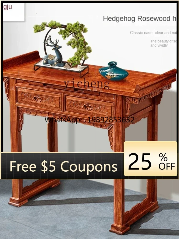 ZZ Solid Wood Mahogany Rosewood Rosewood Altar Incense Burner Table Household New Chinese Style a Long Narrow
ZZ Solid Wood Mahogany Rosewood Rosewood Altar Incense Burner Table Household New Chinese Style a Long Narrow