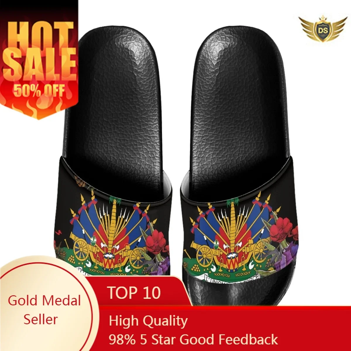 Haiti Flag Printing Comfortable Slippers Fashion Non-slip Home Breathable Sandals Couple Summer Beach Flats Walking Shoes
Haiti Flag Printing Comfortable Slippers Fashion Non-slip Home Breathable Sandals Couple Summer Beach Flats Walking Shoes