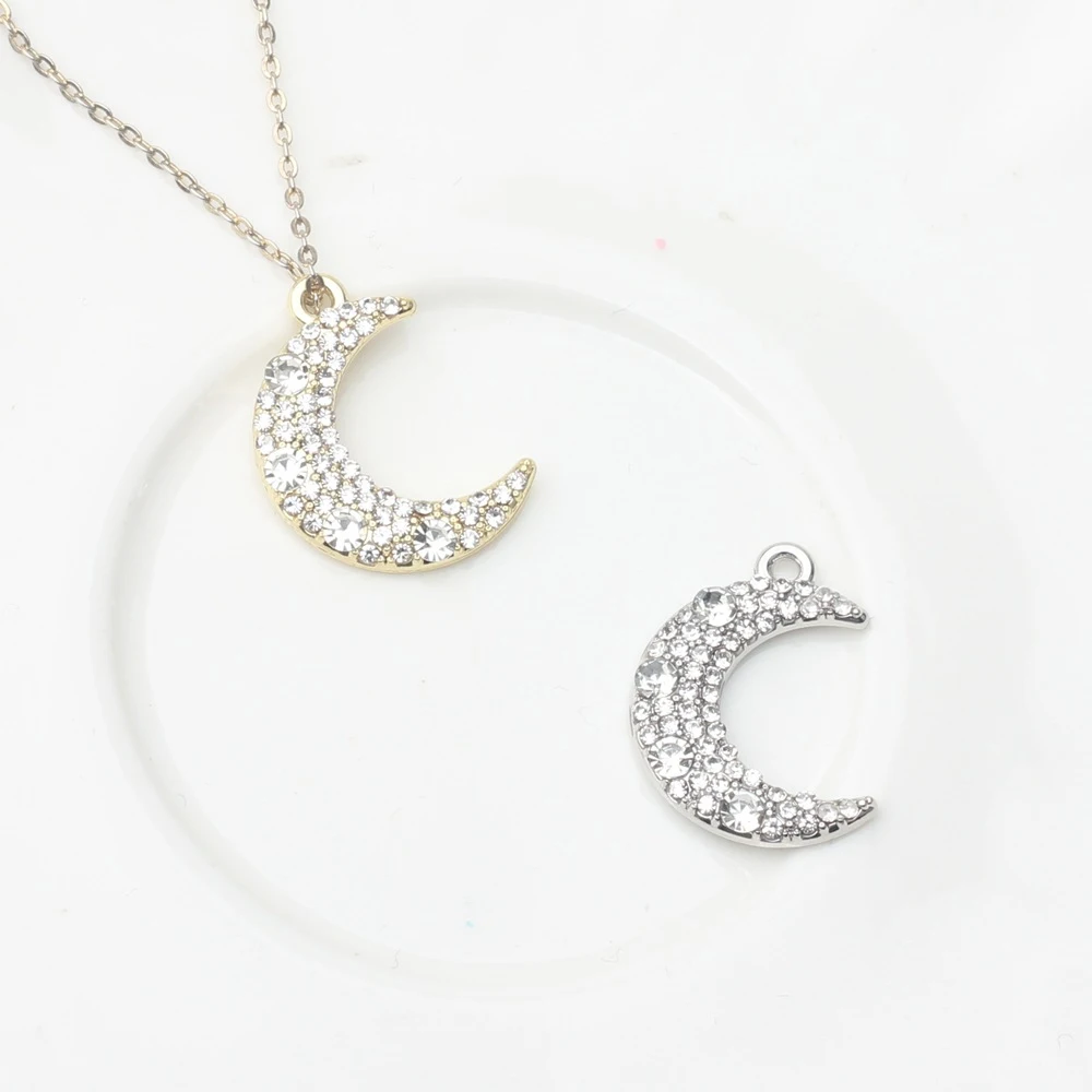 6pcs Fashion Shiny Moon Pendant Earring Bracelets Necklace Jewelry Making DIY Creative Handmade Accessories Ornaments Supplies
6pcs Fashion Shiny Moon Pendant Earring Bracelets Necklace Jewelry Making DIY Creative Handmade Accessories Ornaments Supplies