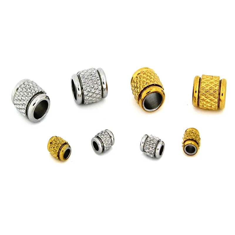 20Pcs Stainless Steel Tube Loose Spacer Beads Metal Big Hole Gold For DIY Beading Bracelets Accessories Jewelry Making Supplies
20Pcs Stainless Steel Tube Loose Spacer Beads Metal Big Hole Gold For DIY Beading Bracelets Accessories Jewelry Making Supplies