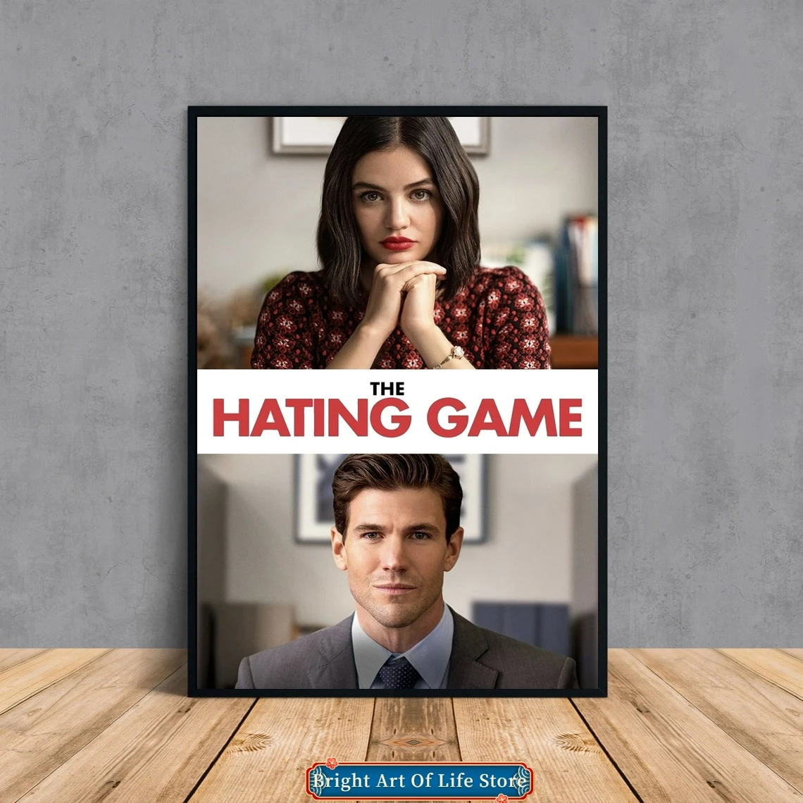 The Hating Game (2021) Classic Movie Poster Cover Photo Canvas Print Apartment Home Decor Wall Painting (Unframed)
The Hating Game (2021) Classic Movie Poster Cover Photo Canvas Print Apartment Home Decor Wall Painting (Unframed)