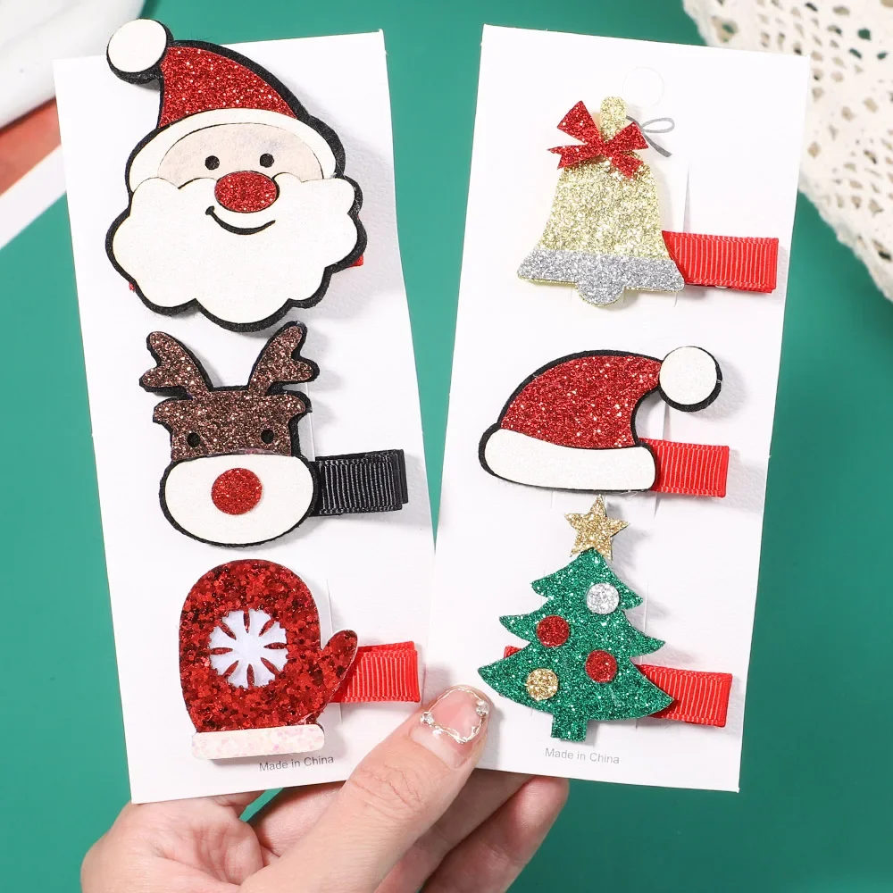 2Pcs Cute Christmas Decoration Hair Clips Cartoon Baby Santa Claus Hairpin Headwear Kids Hair Accessories Girls New Year Gift
2Pcs Cute Christmas Decoration Hair Clips Cartoon Baby Santa Claus Hairpin Headwear Kids Hair Accessories Girls New Year Gift