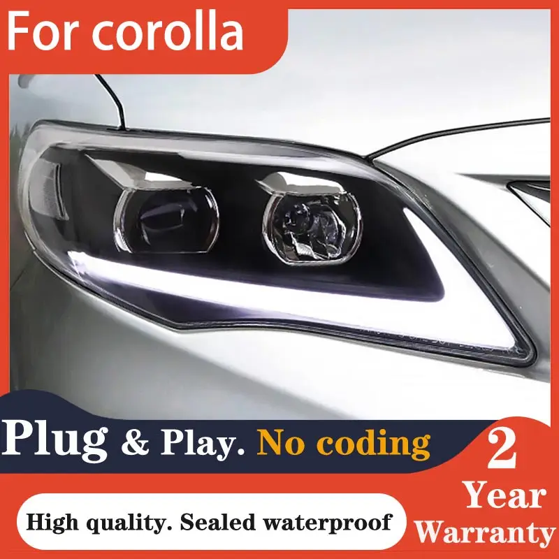 Car Lights for Toyota Corolla LED Headlight 2007-2010 Corolla Head Lamp Drl Projector Lens Automotive Accessories
Car Lights for Toyota Corolla LED Headlight 2007-2010 Corolla Head Lamp Drl Projector Lens Automotive Accessories