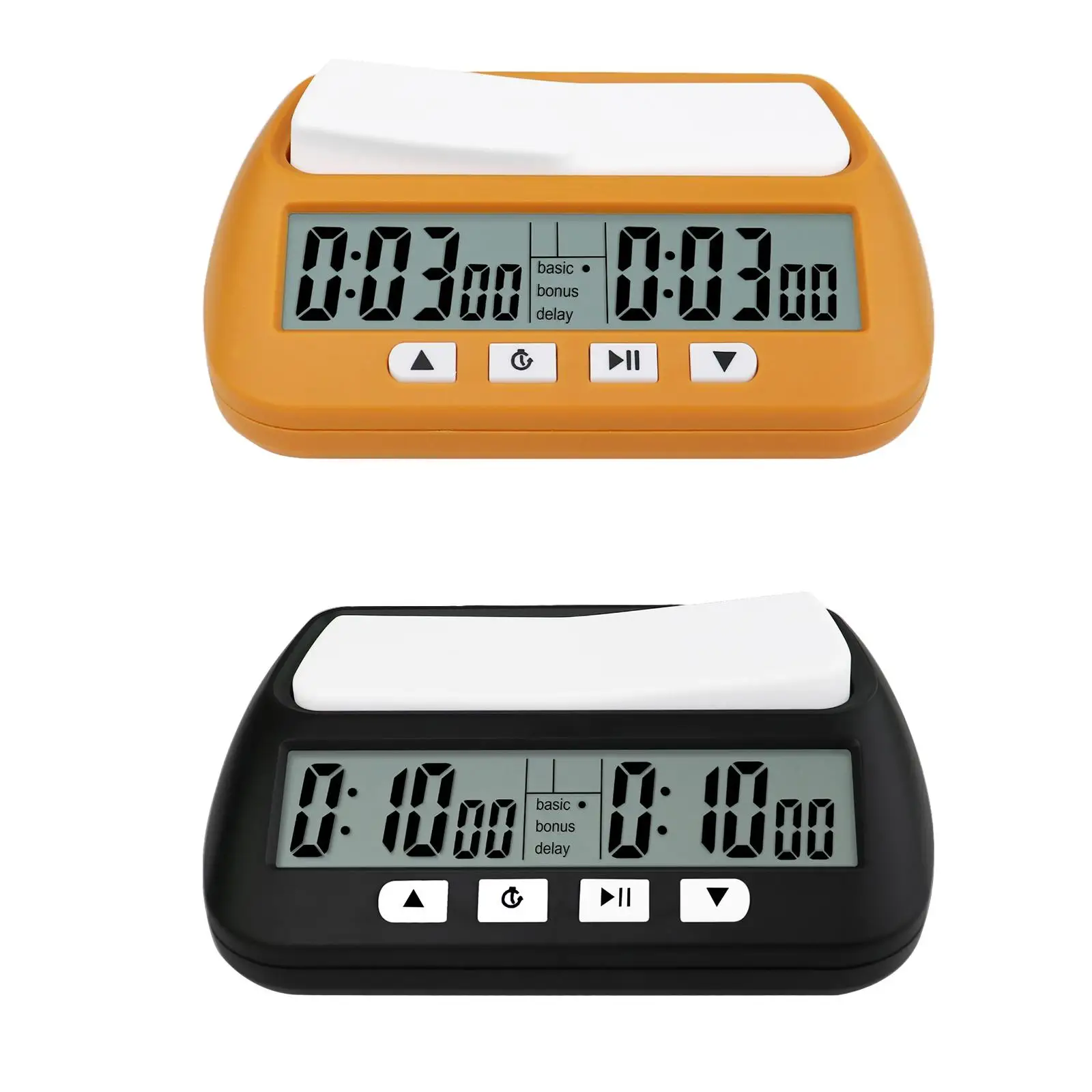 Chess Game Timer, Digital Chess Clock Compact Professional Chess Clock for Competition
Chess Game Timer, Digital Chess Clock Compact Professional Chess Clock for Competition