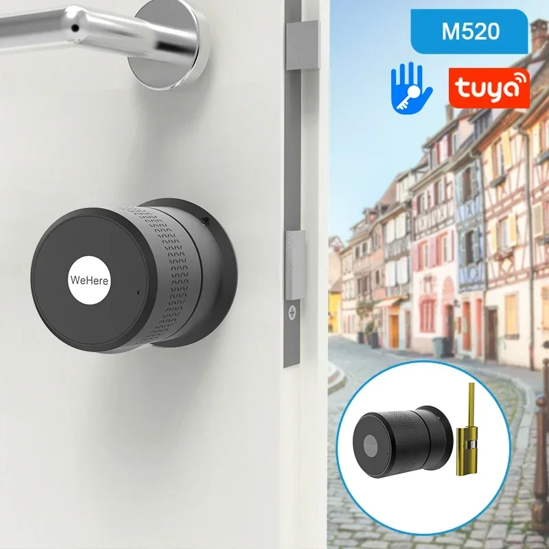 M521 Indoor Wifi Doorlock Tuya Lock Cylinder for Home High Security Cylindrical Fingerprint Door Lock Smart Digital Door Lock
M521 Indoor Wifi Doorlock Tuya Lock Cylinder for Home High Security Cylindrical Fingerprint Door Lock Smart Digital Door Lock
