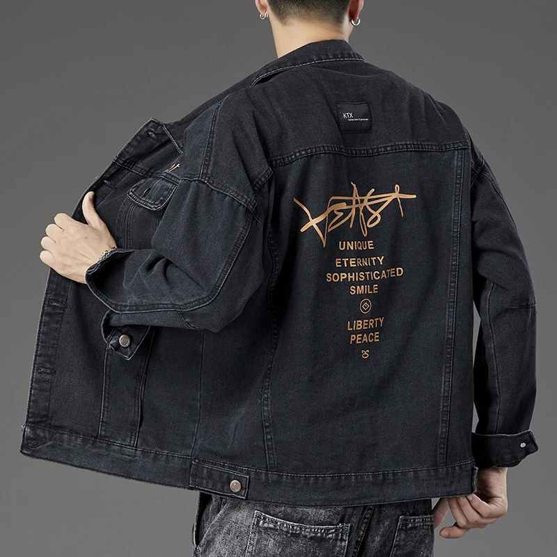 Sli Casual Men's Denim Jaet Spring Autumn Loose Fit Large Size Workwear Top Trendy Japanese Brand Loose Jaet
Sli Casual Men's Denim Jaet Spring Autumn Loose Fit Large Size Workwear Top Trendy Japanese Brand Loose Jaet