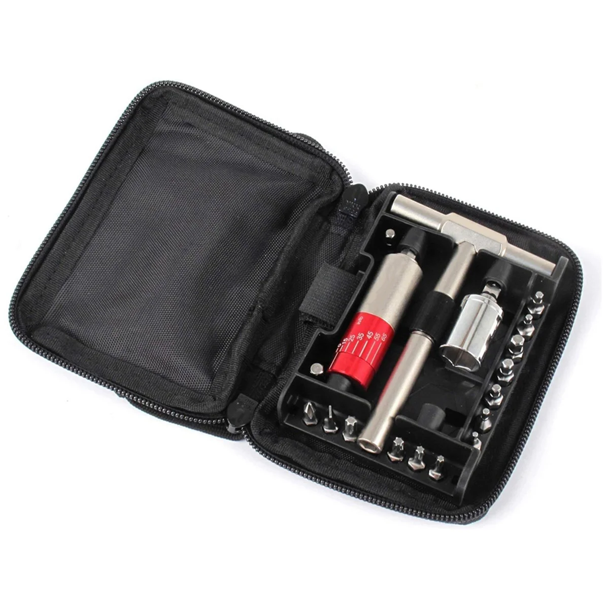 Torque Drive Tool SetTightening Multifunctional Torque Driver Tool Kit with T-Way Wrench Bits Socket Adapters Locking Ratcheting
Torque Drive Tool SetTightening Multifunctional Torque Driver Tool Kit with T-Way Wrench Bits Socket Adapters Locking Ratcheting
