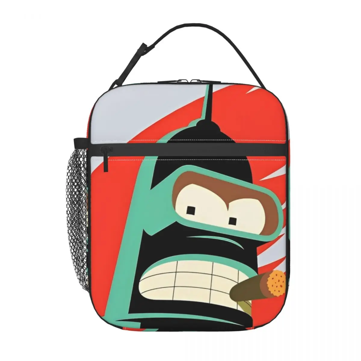 Futurama Bender Art Thermal Insulated Lunch Bag for Travel Portable Food Bag Container Thermal Cooler Food Box
Futurama Bender Art Thermal Insulated Lunch Bag for Travel Portable Food Bag Container Thermal Cooler Food Box