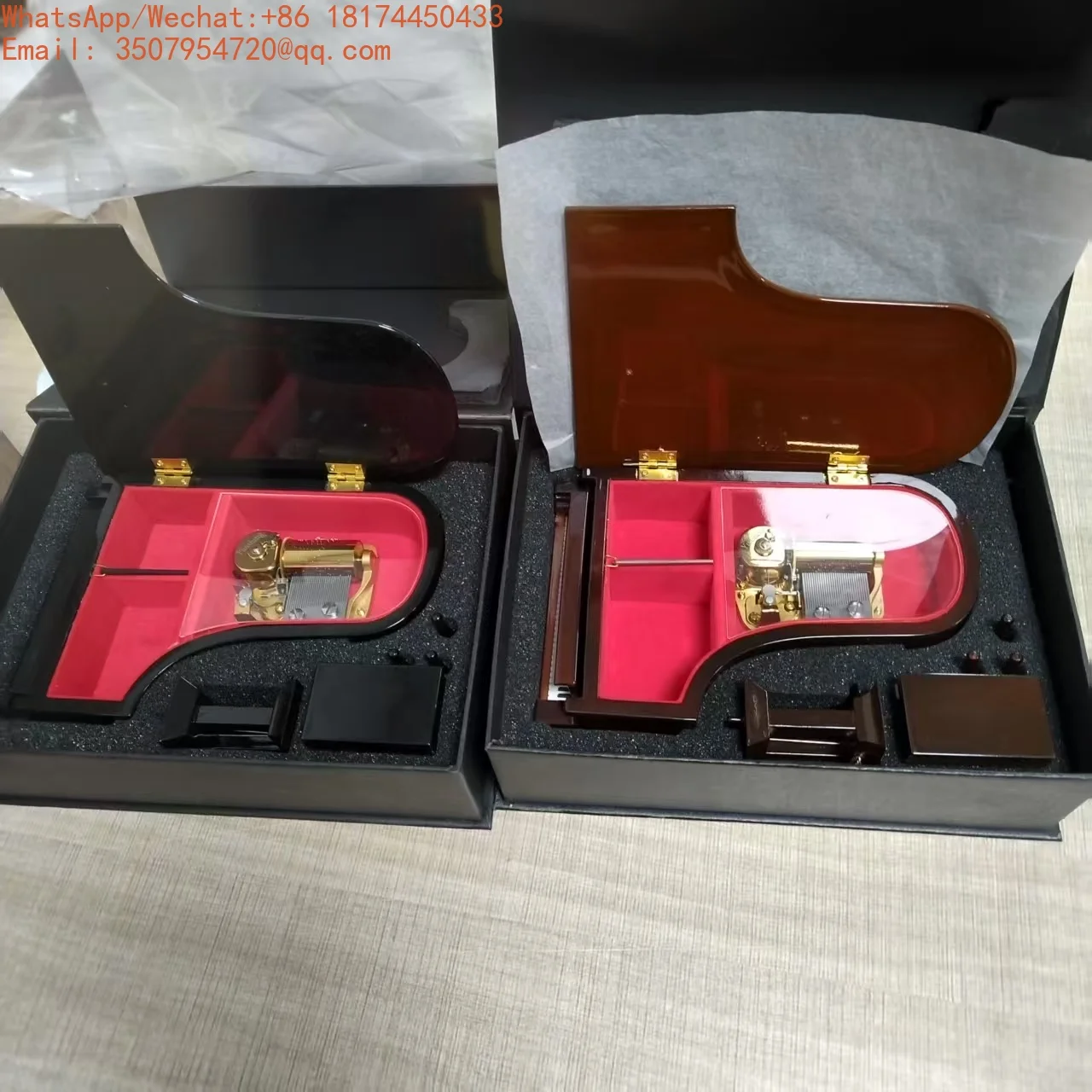 Factory High Quality Grand Piano Shape 30 Note Music Box Luxury Wooden Jewelry Box Music Gift
Factory High Quality Grand Piano Shape 30 Note Music Box Luxury Wooden Jewelry Box Music Gift