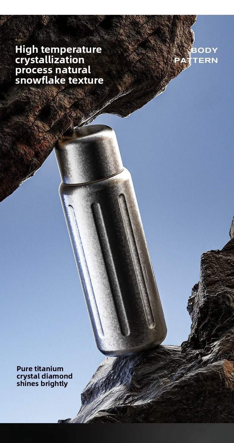 Портативная изолированная чашка из чистого титана большой емкости - Титановая чашка для воды с механическим дисплеем температуры, сохраниющая здоровье
Портативная изолированная чашка из чистого титана большой емкости - Титановая чашка для воды с механическим дисплеем температуры, сохраниющая здоровье