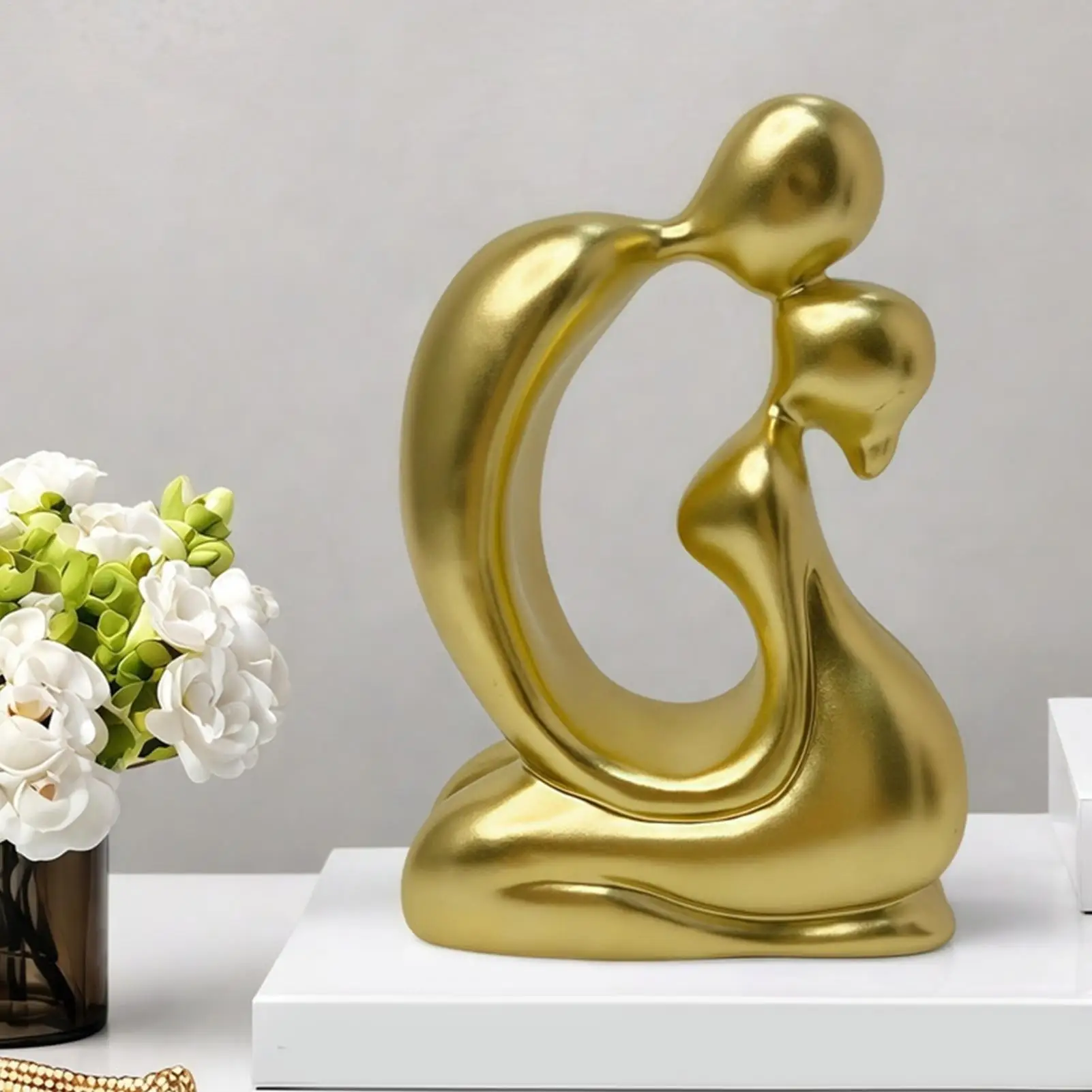 Love Statue Abstract Resin Couple Statue Figurine Abstract Ornament Sculpture Romantic Decorations For Marriage Bridal Family
Love Statue Abstract Resin Couple Statue Figurine Abstract Ornament Sculpture Romantic Decorations For Marriage Bridal Family