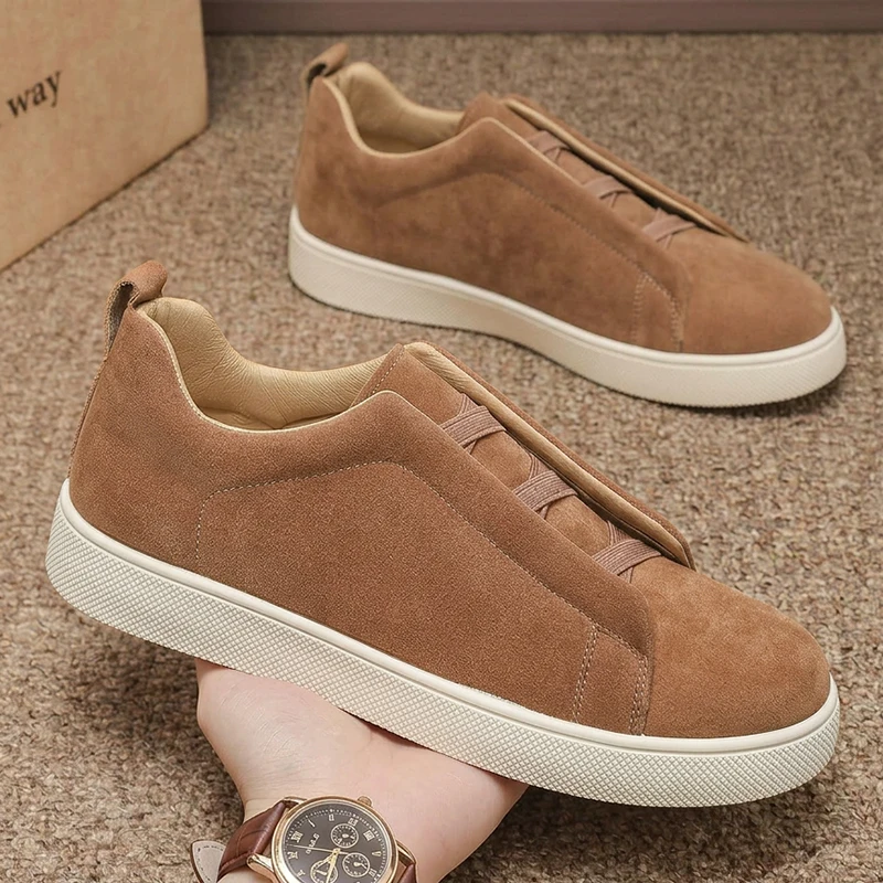 Men's slip on casual shoes four seasons new breathable lightweight soft-sole non-slip outdoor walking shoes sports board shoes
Men's slip on casual shoes four seasons new breathable lightweight soft-sole non-slip outdoor walking shoes sports board shoes
