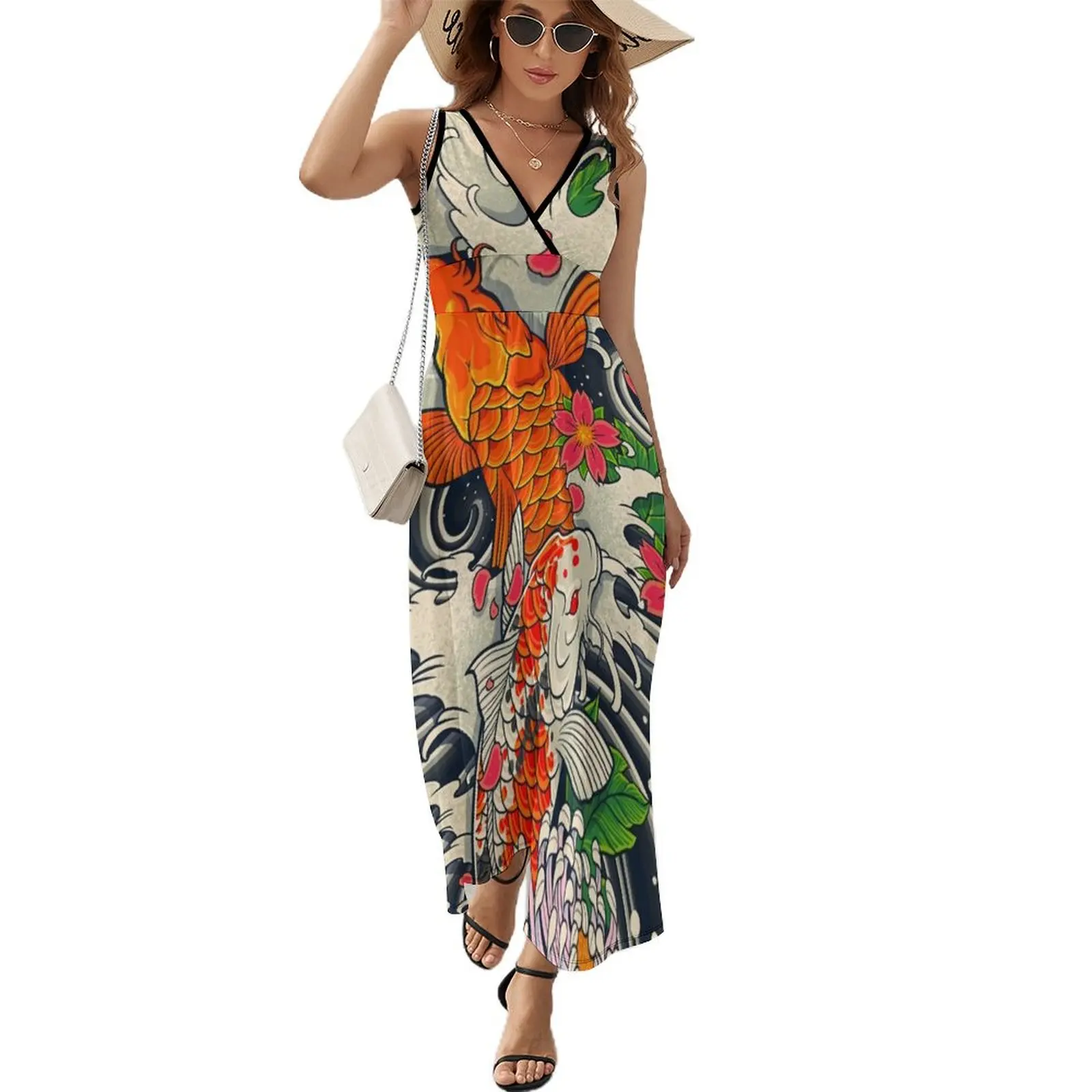 Koi Fish Pond Sleeveless Dress clothing women summer 2024 Dress vintage ceremony dresses
Koi Fish Pond Sleeveless Dress clothing women summer 2024 Dress vintage ceremony dresses