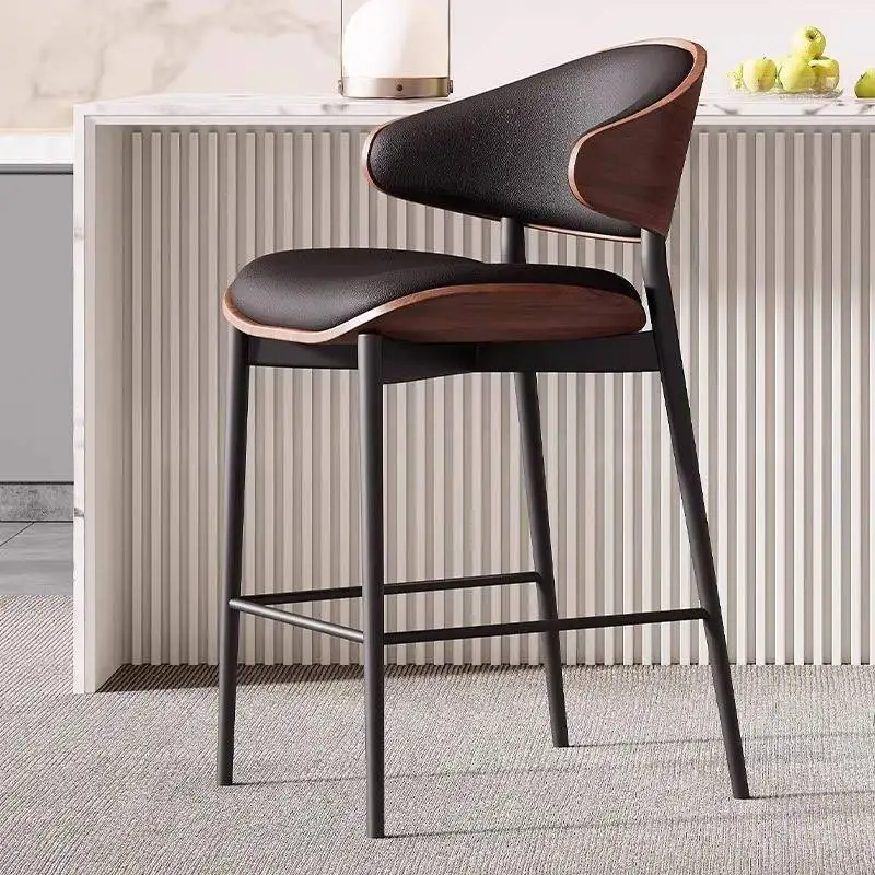 Black Elegant Bar Chairs Nordic Style Simple Luxury Modern Bar Chairs Wooden High Outdoor Sillas De Barra De Cocina Furniture
Black Elegant Bar Chairs Nordic Style Simple Luxury Modern Bar Chairs Wooden High Outdoor Sillas De Barra De Cocina Furniture