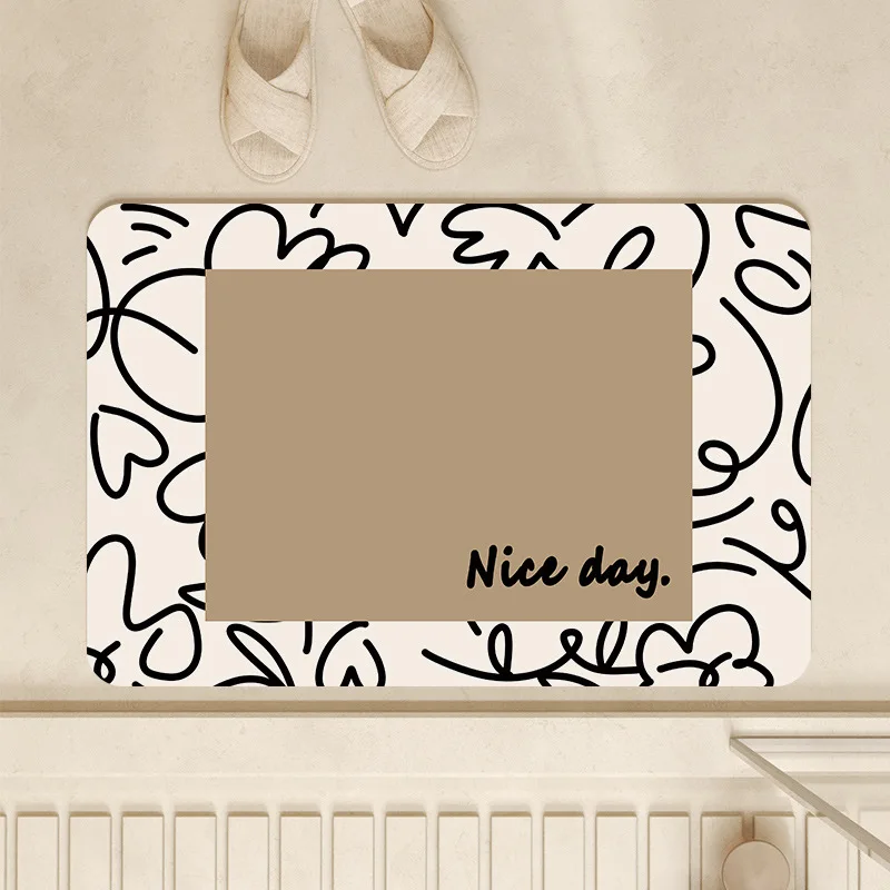 VIKAMA Summer Retro Light Luxury Floor Mat Waterproof Non-Slip Kitchen Entrance Bathroom Bathroom Carpet Home Decoration
VIKAMA Summer Retro Light Luxury Floor Mat Waterproof Non-Slip Kitchen Entrance Bathroom Bathroom Carpet Home Decoration