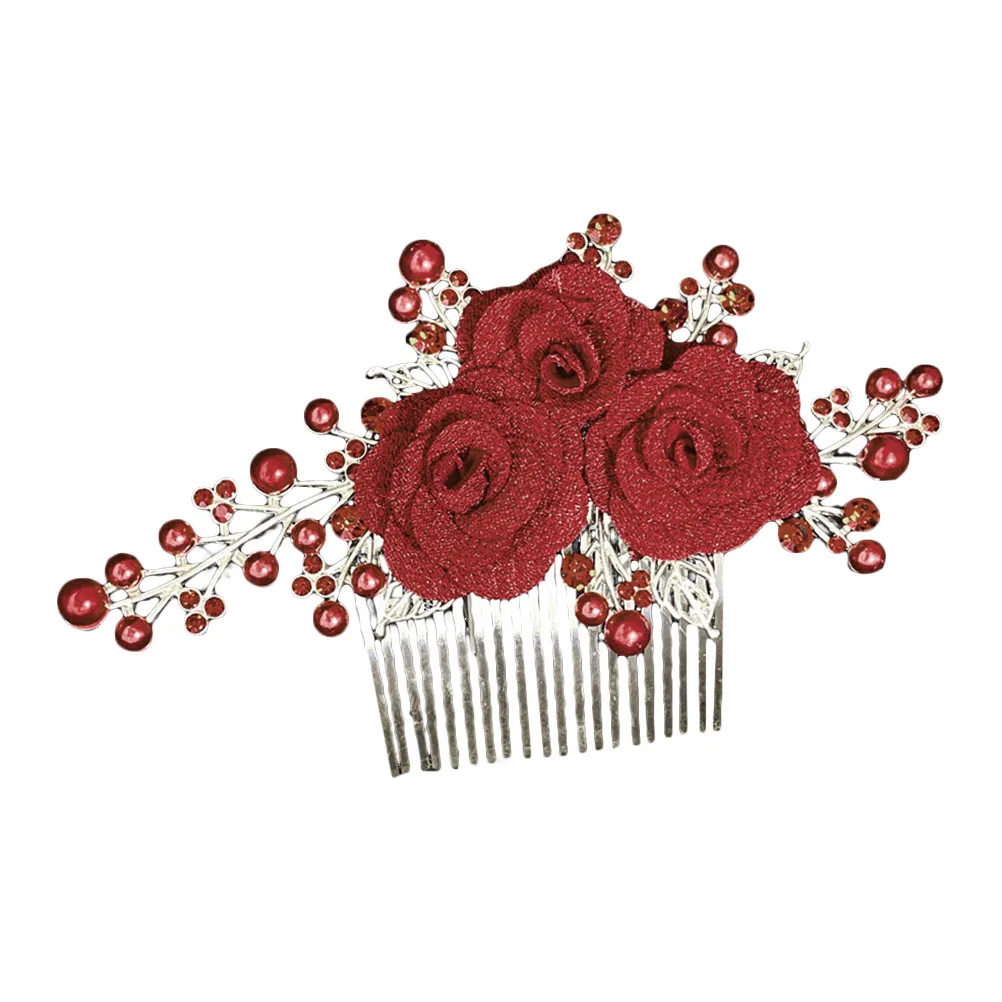 Wedding Hair Comb Rose Head Decor Stylish Bridal Accessory Elegant Bride Headdress Bridal Rose Insert Comb Hair Decor
Wedding Hair Comb Rose Head Decor Stylish Bridal Accessory Elegant Bride Headdress Bridal Rose Insert Comb Hair Decor