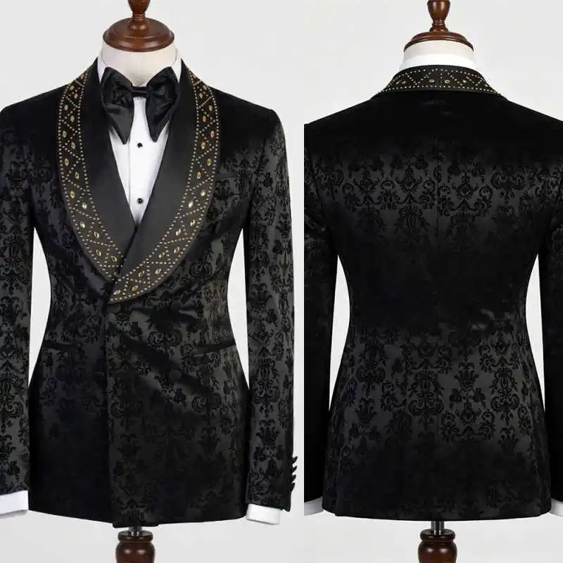 Summer New Men's Suits 2 Piece Blazer Pants Double Breasted Wedding Groom Tuxedos Formal Occasion Party Customized
Summer New Men's Suits 2 Piece Blazer Pants Double Breasted Wedding Groom Tuxedos Formal Occasion Party Customized
