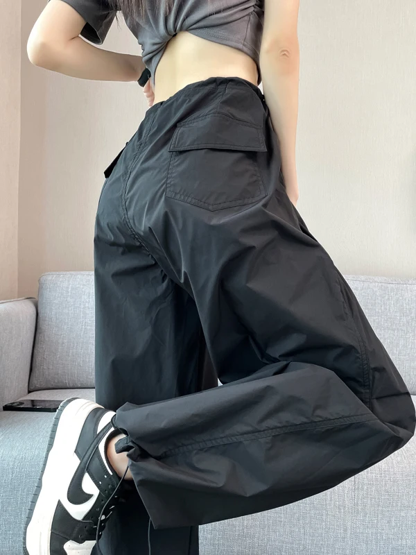 Quick Dry Cargo Pants High Waist Wide Leg Commute Casual Trousers Thin Style Women's Fashion Summer 2026 Daily Wear
Quick Dry Cargo Pants High Waist Wide Leg Commute Casual Trousers Thin Style Women's Fashion Summer 2026 Daily Wear