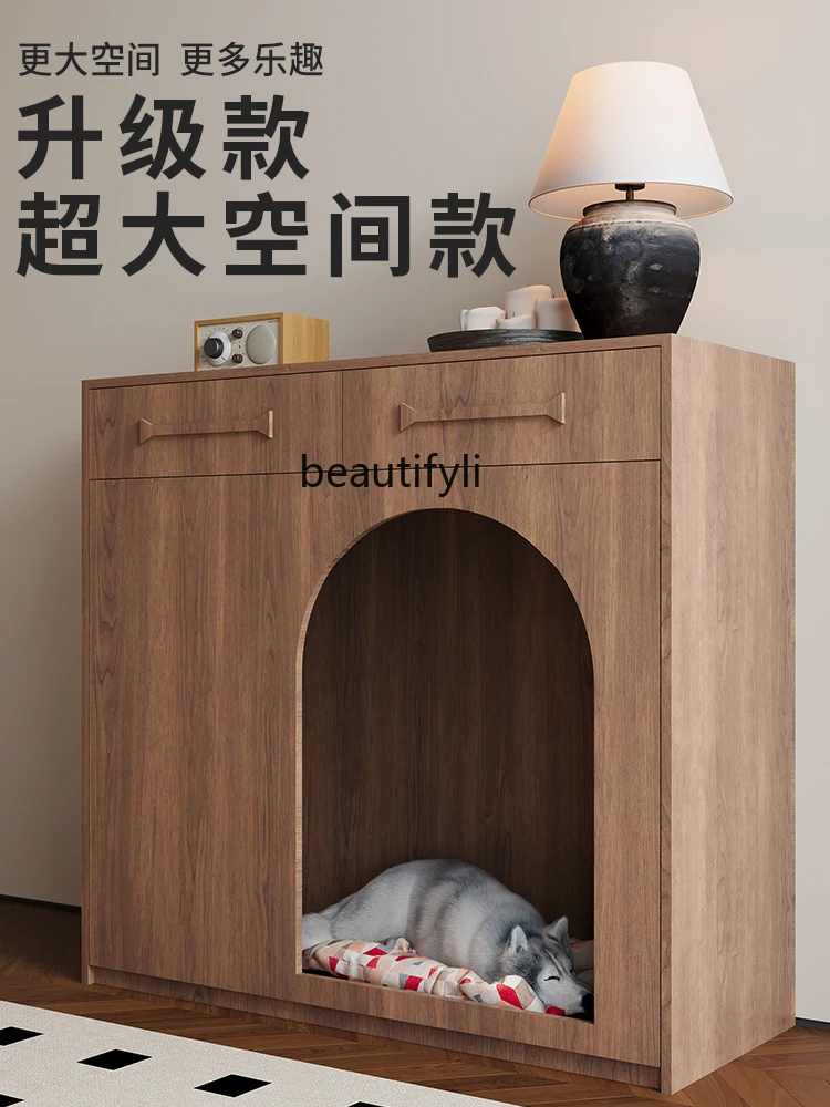 Simple Kennel Solid Wood Locker Storage Cabinet Side Cabinet Wall Multi-Functional Dog Kennel
Simple Kennel Solid Wood Locker Storage Cabinet Side Cabinet Wall Multi-Functional Dog Kennel