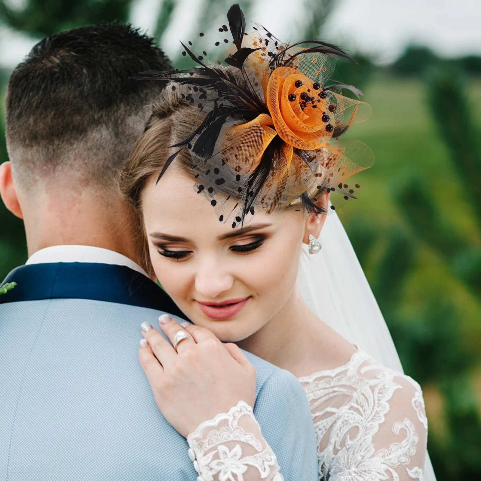 Chic Fascinator Hat for Women Headband Wedding Bride Headpiece Banquet Party Accessories Fascinator Hat
Chic Fascinator Hat for Women Headband Wedding Bride Headpiece Banquet Party Accessories Fascinator Hat