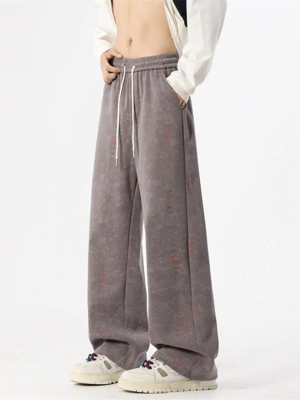 Color Blo Casual Men's Loose Straight Leg Pants Autumn Faion Brand Drape Heavy ey Sweatpants Wide Leg Long Trousers
Color Blo Casual Men's Loose Straight Leg Pants Autumn Faion Brand Drape Heavy ey Sweatpants Wide Leg Long Trousers