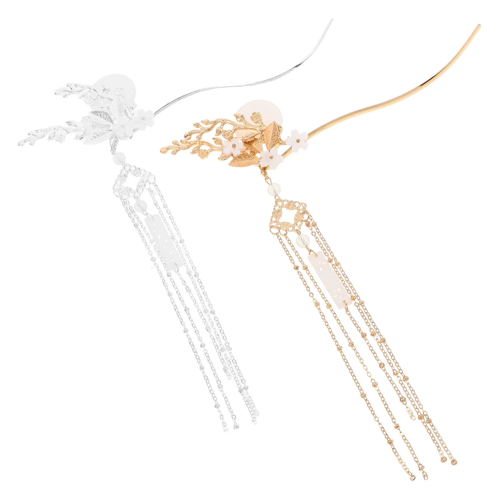 2 шт. металлические шпильки для волос в китайском стиле с цветочным узором и кисточками, винтажные заколки для традиционного костюма и прически-пучка
2 шт. металлические шпильки для волос в китайском стиле с цветочным узором и кисточками, винтажные заколки для традиционного костюма и прически-пучка