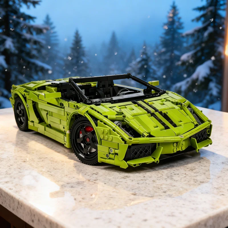 2724 детали MOC Lamborghini Gallardo LP560-4 Spyder: Техническая модель, конструктор, игрушка, подарок, креативный коллекционный предмет для демонстрации на столе
2724 детали MOC Lamborghini Gallardo LP560-4 Spyder: Техническая модель, конструктор, игрушка, подарок, креативный коллекционный предмет для демонстрации на столе