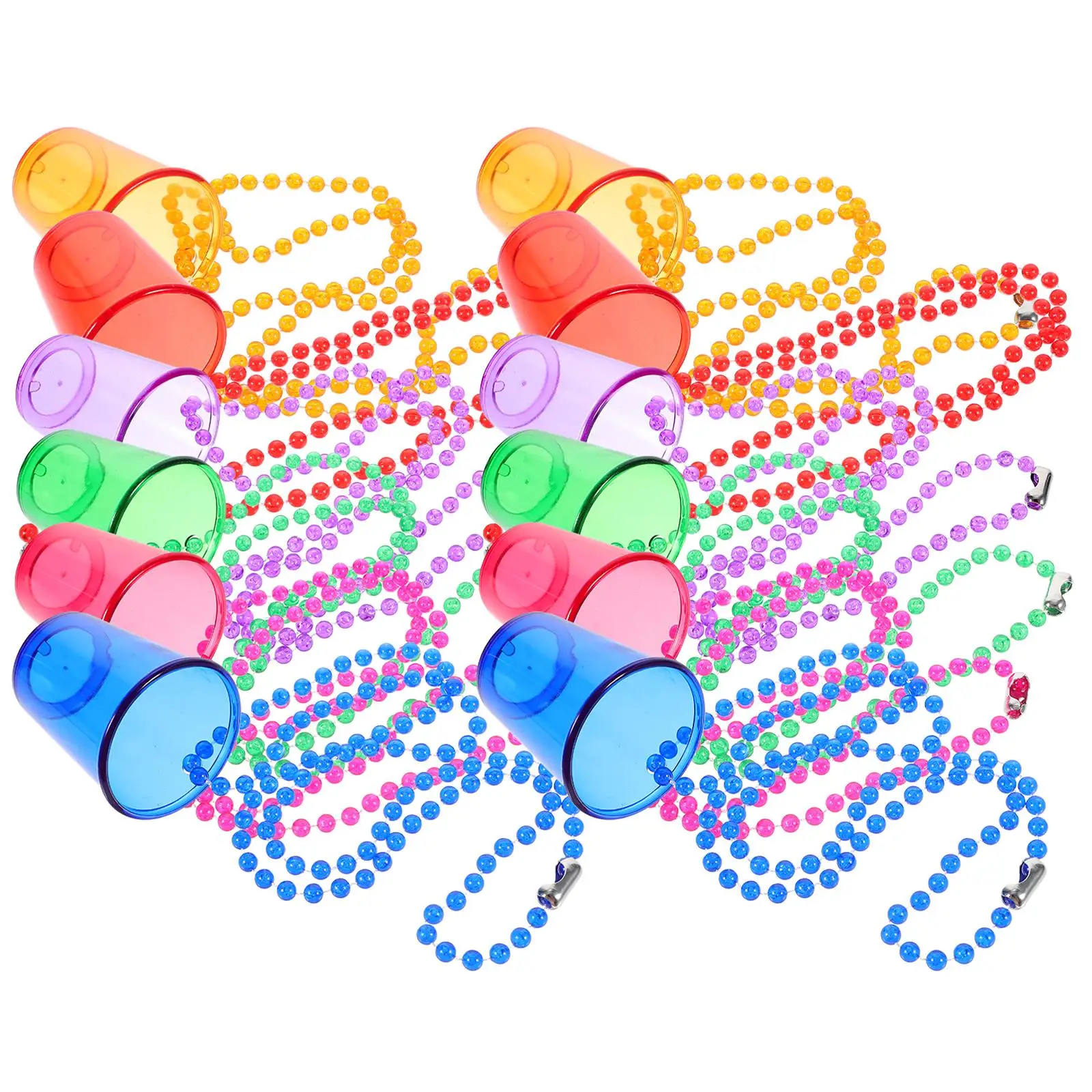 12 Pcs Glass Shot Cup Beaded Bride Accessories Shot Glass Necklaces Bulk for Party Wedding Favors Plastic Necklaces Bulk
12 Pcs Glass Shot Cup Beaded Bride Accessories Shot Glass Necklaces Bulk for Party Wedding Favors Plastic Necklaces Bulk