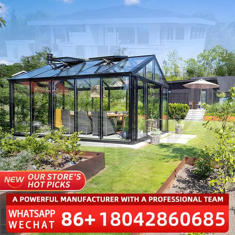 Stand alone Sunroom Customizable Solar efficient Aluminum Glass Structure in Garden Balcony Patio sunroom
Stand alone Sunroom Customizable Solar efficient Aluminum Glass Structure in Garden Balcony Patio sunroom