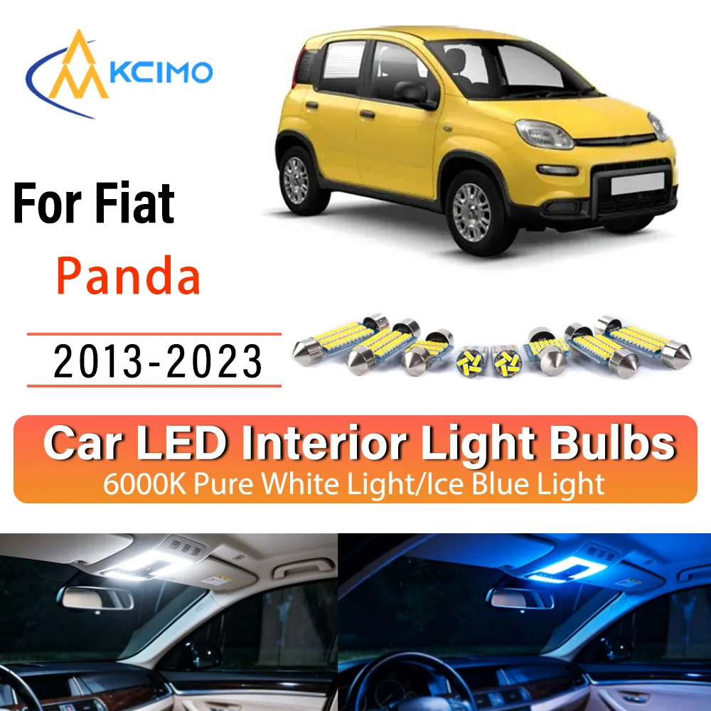 For Fiat Panda 2013-2023 Plug & Play Persistent Glow LED Interior Light Kit Replacement Dome Map Trunk Cabin Lamps Upgrade
For Fiat Panda 2013-2023 Plug & Play Persistent Glow LED Interior Light Kit Replacement Dome Map Trunk Cabin Lamps Upgrade