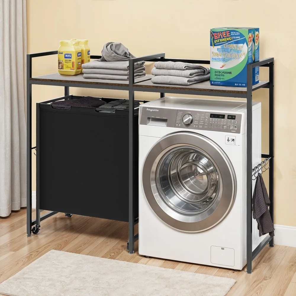 Over Washing Machine Washer Shelf Storage w/Wheels Utility Rack Bathroom Room
Over Washing Machine Washer Shelf Storage w/Wheels Utility Rack Bathroom Room