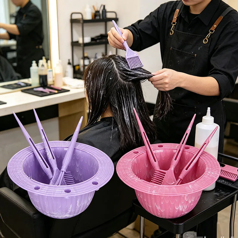 4Pcs Reusable Hair Dye Tool Kit Hair Dye Mixing Bowl and Brushes Mixing Stick Hair Coloring Tool Kit for Bleaching and Tinting
4Pcs Reusable Hair Dye Tool Kit Hair Dye Mixing Bowl and Brushes Mixing Stick Hair Coloring Tool Kit for Bleaching and Tinting