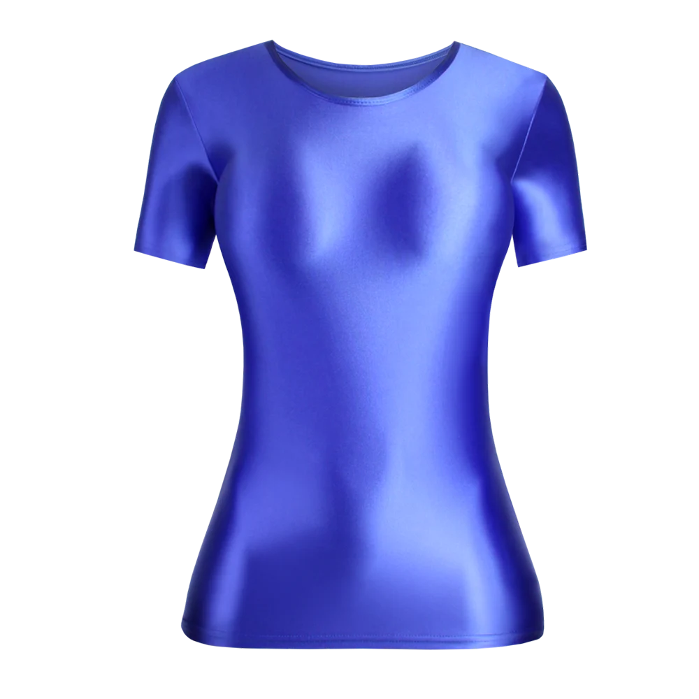 Summer 2022 Women's Candy Color Sexy Tights Shiny Glossy Silk Base Tank Top Casual Short Sleeve Fashion T-Shirt
Summer 2022 Women's Candy Color Sexy Tights Shiny Glossy Silk Base Tank Top Casual Short Sleeve Fashion T-Shirt