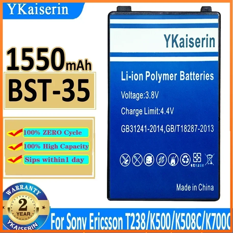 BST-25 BST-35 BST-30 Аккумулятор YKaiserin для Sony Ericsson K300 K506 F500 F500i J200c/T238/K500/K508C/K700C/T618/T608/T628
BST-25 BST-35 BST-30 Аккумулятор YKaiserin для Sony Ericsson K300 K506 F500 F500i J200c/T238/K500/K508C/K700C/T618/T608/T628