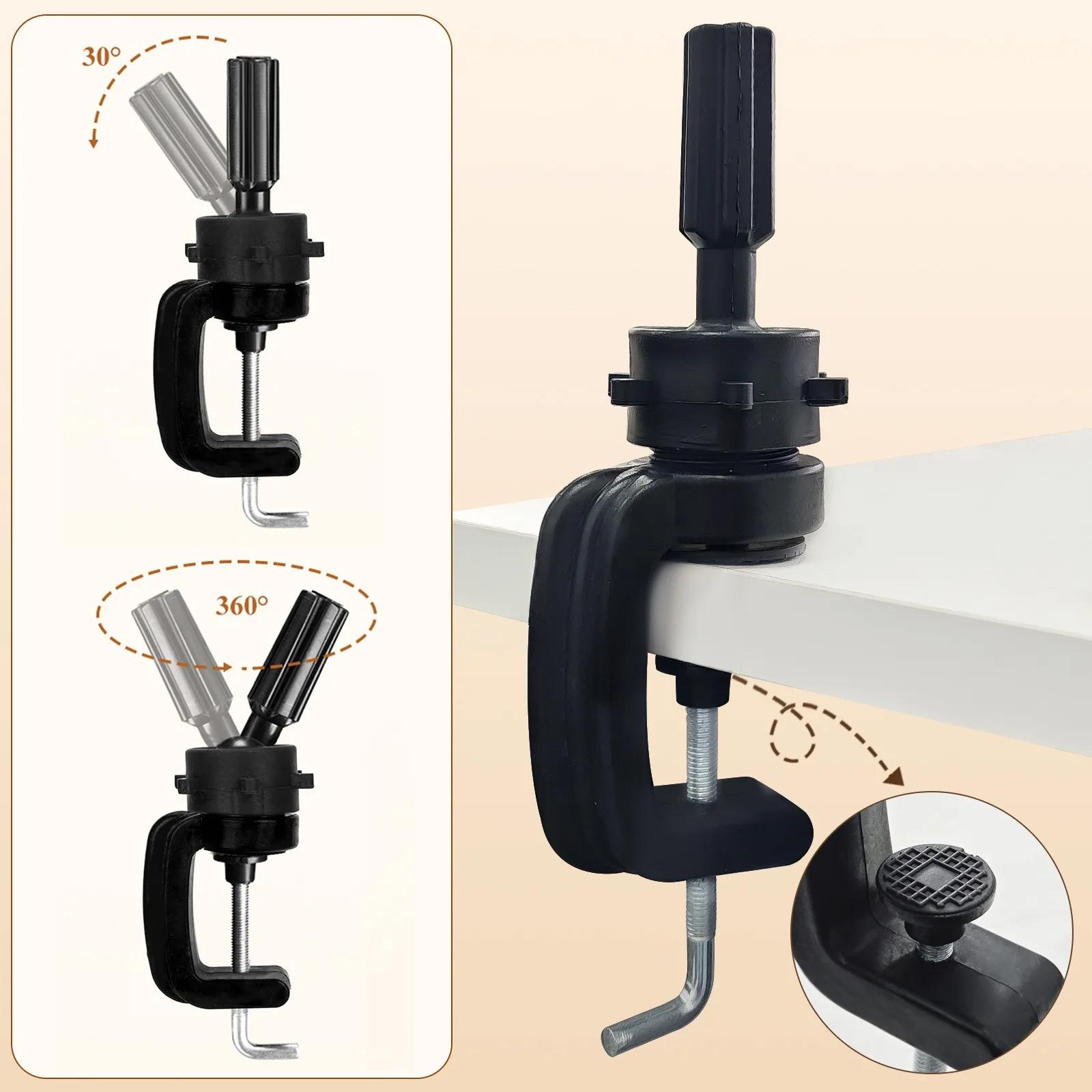 3 Models Mini Wig Head Stand with Table Clamp, Adjustable Mannequin Holder for Wig Training, Plastic Hair Accessory Tool
3 Models Mini Wig Head Stand with Table Clamp, Adjustable Mannequin Holder for Wig Training, Plastic Hair Accessory Tool
