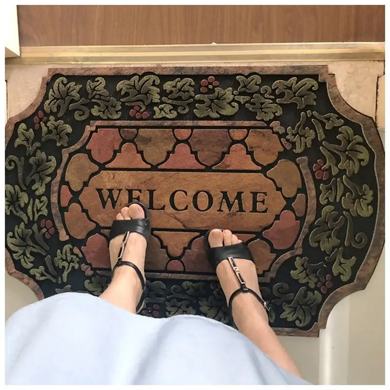 Entrancy Door Mat Rubber Cobblestone Welcome Pattern NonSlip Outdoor Entryway Rug Home Textil For Entrance Outdoor Camping Hotel
Entrancy Door Mat Rubber Cobblestone Welcome Pattern NonSlip Outdoor Entryway Rug Home Textil For Entrance Outdoor Camping Hotel