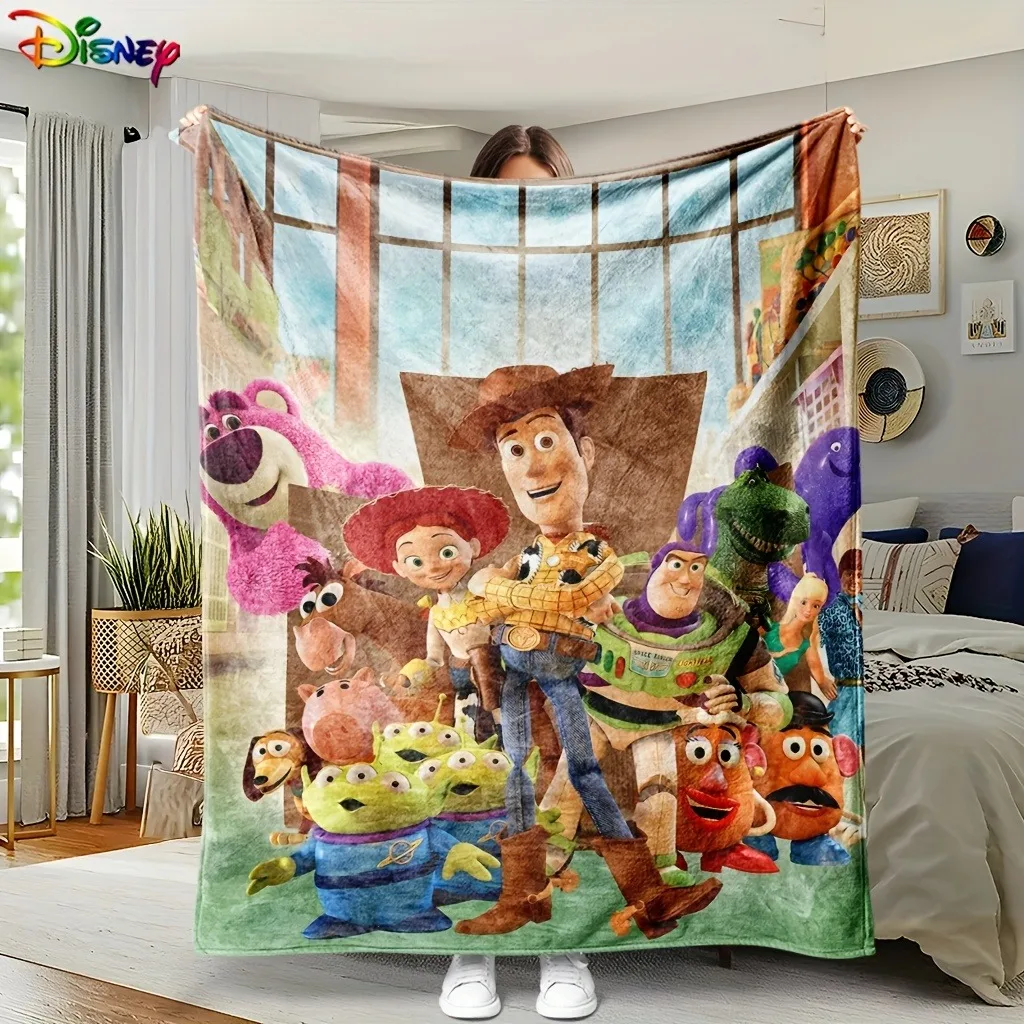 1pc Disney Toy Story Blanket, Multipurpose Blanket for Home, Travel, Camping, Nap Throw Blanket.
1pc Disney Toy Story Blanket, Multipurpose Blanket for Home, Travel, Camping, Nap Throw Blanket.
