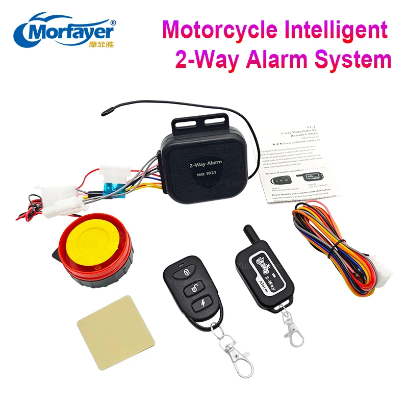 New Style 12V Waterproof Motorcycle Two Way 2-Way Alarm System Anti-sheft System Universal Fit For Motorcycles Motorbikes
New Style 12V Waterproof Motorcycle Two Way 2-Way Alarm System Anti-sheft System Universal Fit For Motorcycles Motorbikes
