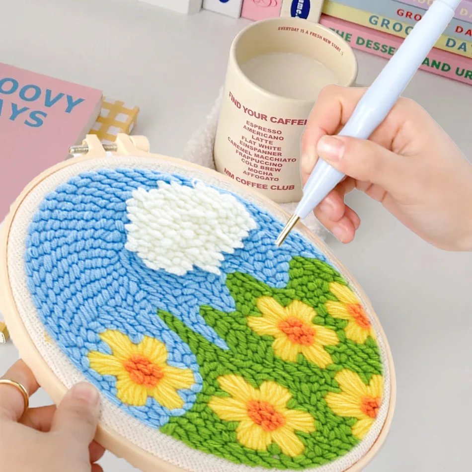 GATYZTORY punch needle embroidery kits Fresh scenery embroidered kit Cross stitch kits Embroidery frame Art and crafts with need
GATYZTORY punch needle embroidery kits Fresh scenery embroidered kit Cross stitch kits Embroidery frame Art and crafts with need