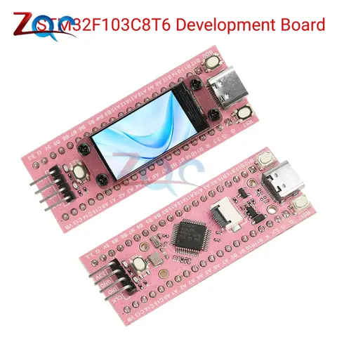 STM32F103C8T6 Development Board 0.96-inch LCD TFT Screen STM32 ARM Microcontroller Module Type C Interface