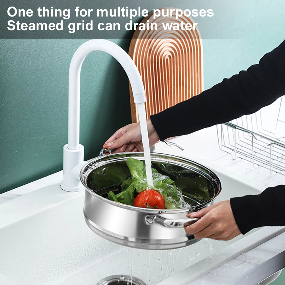 11inch 3 Tier Stainless Steel with Lid & Handle Steamer Pot Steaming Pot Cookware Pot for Vegetable Dumpling Stock
11inch 3 Tier Stainless Steel with Lid & Handle Steamer Pot Steaming Pot Cookware Pot for Vegetable Dumpling Stock