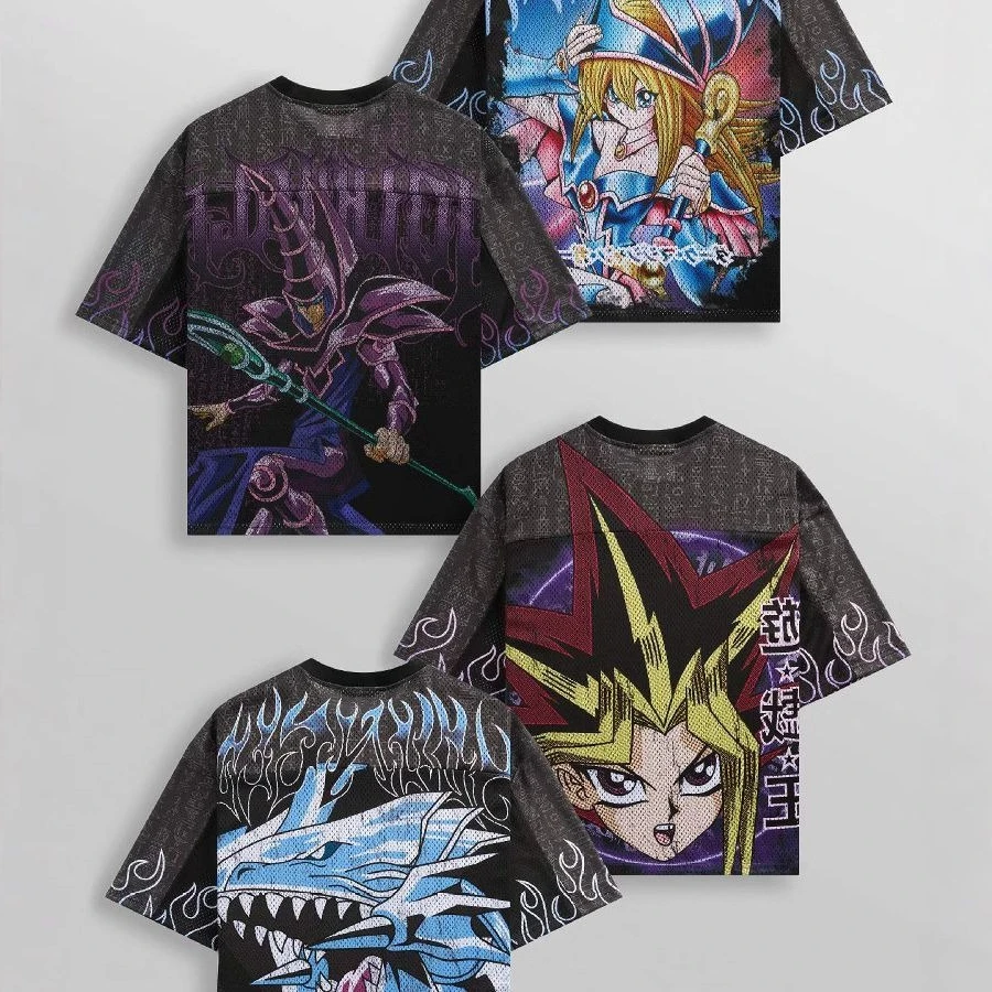 Американская футболка большого размера Yu-Gi-Oh, футболки с рисунком для спорта, фитнеса, быстросохнущая дышащая сетка, тренажерный зал, топ с короткими рукавами для пар, топ y2k
Американская футболка большого размера Yu-Gi-Oh, футболки с рисунком для спорта, фитнеса, быстросохнущая дышащая сетка, тренажерный зал, топ с короткими рукавами для пар, топ y2k